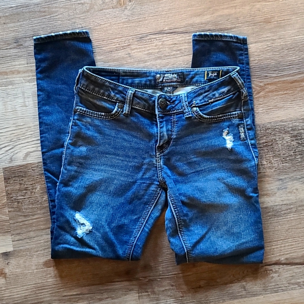 Silver jeans